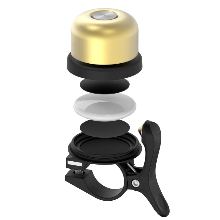 For AirTag Bicycle Hidden Locator Anti-theft Ring Bell Generation 2 Golden - Bicycle Bells by buy2fix | Online Shopping UK | buy2fix