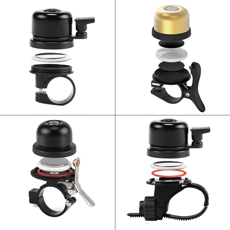 For AirTag Bicycle Hidden Locator Anti-theft Ring Bell Generation 2 Golden - Bicycle Bells by buy2fix | Online Shopping UK | buy2fix