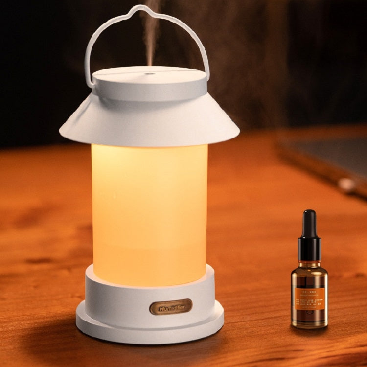 Portable Retro Light Desktop Silent Humidifier(White) - Home & Garden by buy2fix | Online Shopping UK | buy2fix