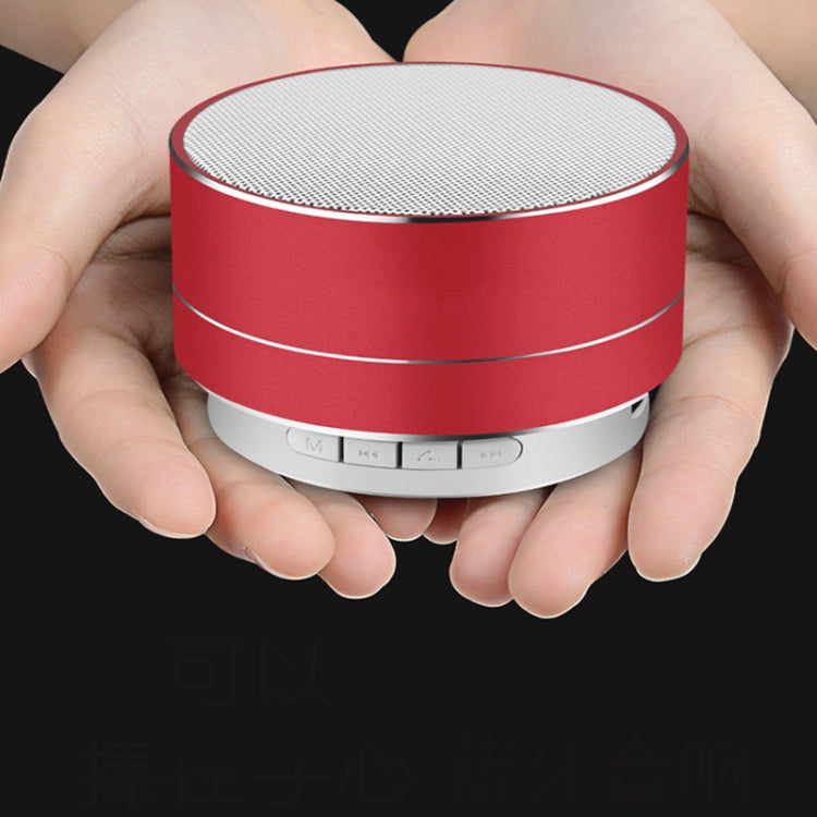 A10 Mini Metal Wireless Bluetooth Speaker(Red) - Mini Speaker by buy2fix | Online Shopping UK | buy2fix