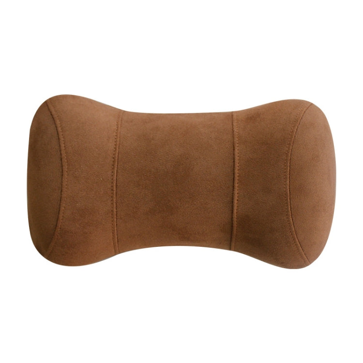 Car Memory Cotton Headrest Protective Cervical Spine Seat Sleeping Pillow(Brown) - In Car by buy2fix | Online Shopping UK | buy2fix