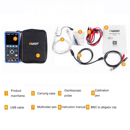 OWON VC101A (3 3/4) Oscilloscope Signal Source Multifunctional All-in-one Multimeter HDS2102 Standard - Consumer Electronics by buy2fix | Online Shopping UK | buy2fix