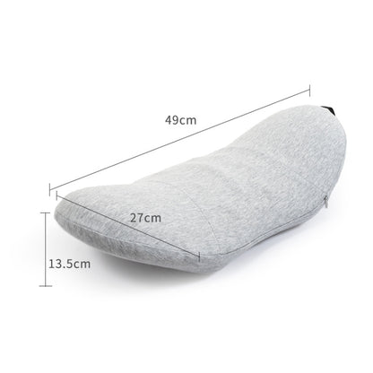 Memory Foam Lumbar Spine Cushion Pregnant Women Sleeping Lumbar Pillow(Light Gray) - Cushions & Pillows by buy2fix | Online Shopping UK | buy2fix