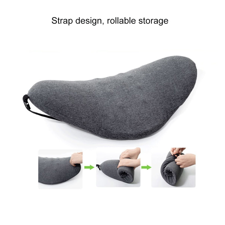 Memory Foam Lumbar Spine Cushion Pregnant Women Sleeping Lumbar Pillow(Dark Gray) - Home & Garden by buy2fix | Online Shopping UK | buy2fix