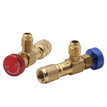 Air Conditioner Fluoridation Safety Valve Refrigerant Filling Connector(Side R410 Bottom R22) - In Car by buy2fix | Online Shopping UK | buy2fix