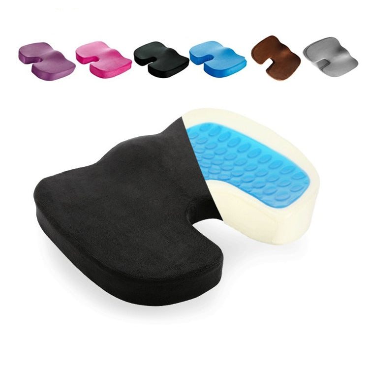 Office Gel Cushion Beauty Buttocks Anti-hemorrhoid Cushion(Mesh Fabric  Black) - Home & Garden by buy2fix | Online Shopping UK | buy2fix