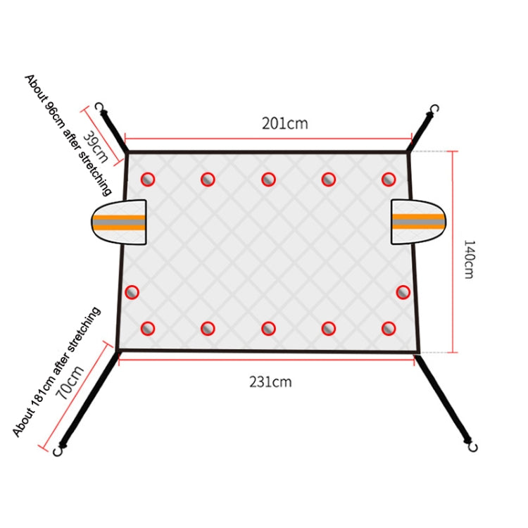 SUITU R-3945 Car Winter Front Glass Snow Shield Defrost Sunshade Thickened Car Clothing, Style: 12 Magnets Quilt - In Car by SUITU | Online Shopping UK | buy2fix