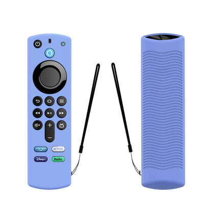 2 PCS Y27 For Alexa Voice Remote 3rd Gen Silicone Non-slip Protective Cover(Luminous Blue) - Consumer Electronics by buy2fix | Online Shopping UK | buy2fix
