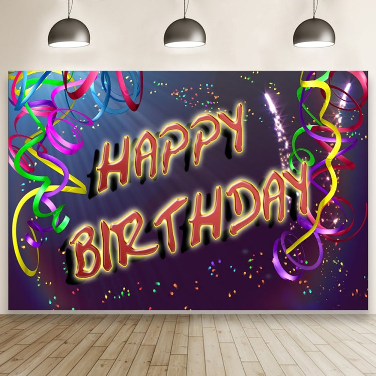 1.5m x 1m Flower Series Happy Birthday Party Photography Background Cloth(MSD00702) - Camera Accessories by buy2fix | Online Shopping UK | buy2fix