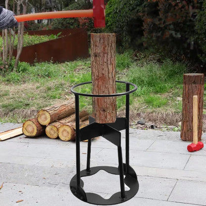 Cross Firewood Kindling Splitter Manual Log Splitter with Carbon Steel Cutter Head, Model: Large A Type - Wood Chopping Tool by buy2fix | Online Shopping UK | buy2fix