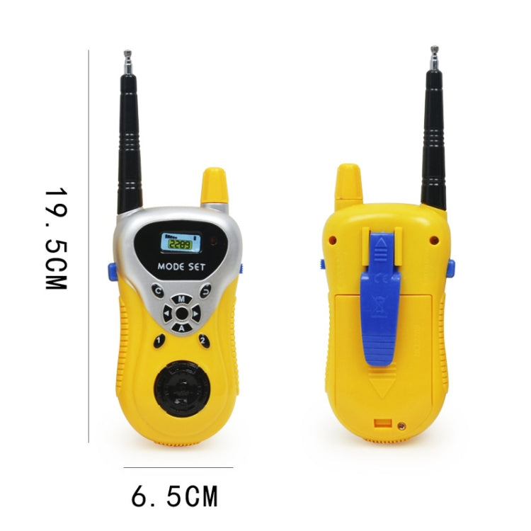 2289 1 Pair Children Mini Walkie Talkie Toys Wireless Talking Outdoor Interactive Toys(Yellow) - Consumer Electronics by buy2fix | Online Shopping UK | buy2fix