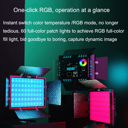 YONGNUO YN300IV Four Generations RGB Full Color Photography Lamp Double Color LED Fill Light, Style: EU Plug Power Adapter -  by YONGNUO | Online Shopping UK | buy2fix