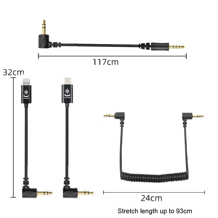 3.5mm TRS to TRRS For Rode Microphone YICHUANG Adapter Audio Cable - Consumer Electronics by YICHUANG | Online Shopping UK | buy2fix