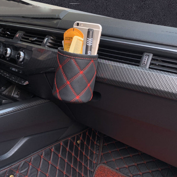 2pcs Multifunctional Hanging Car Air Vent Storage Organizer(Black Line) - In Car by buy2fix | Online Shopping UK | buy2fix