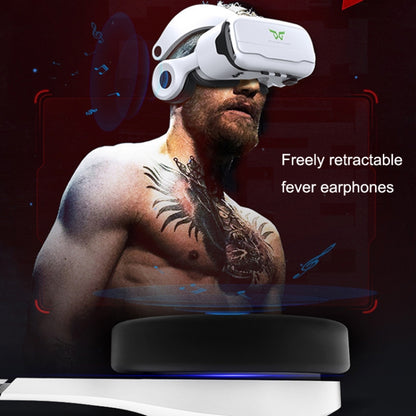 VR SHINECON G02EF+S9 Bluetooth Handle Mobile Phone 3D Virtual Reality VR Game Helmet Glasses With Headset - Consumer Electronics by VR SHINECON | Online Shopping UK | buy2fix