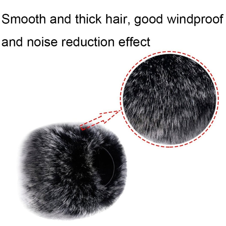 For Blue Yeti Pro Anti-Pop and Windproof Sponge/Fluffy Microphone Cover, Color: Black Hair - Consumer Electronics by buy2fix | Online Shopping UK | buy2fix