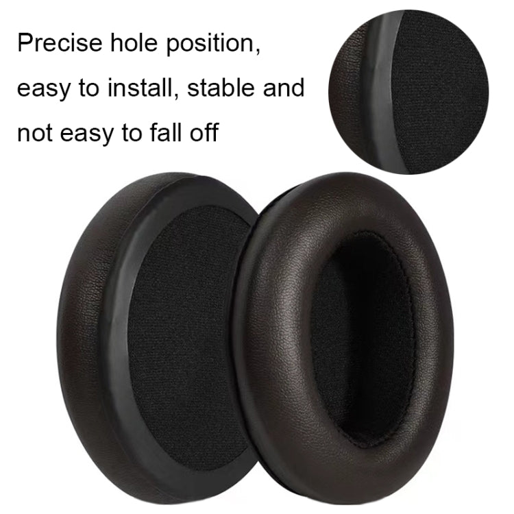 For Sennheiser Momentum 1pair Soft Comfortable Headset Sponge Cover, Color: Black Protein - Apple Accessories by buy2fix | Online Shopping UK | buy2fix