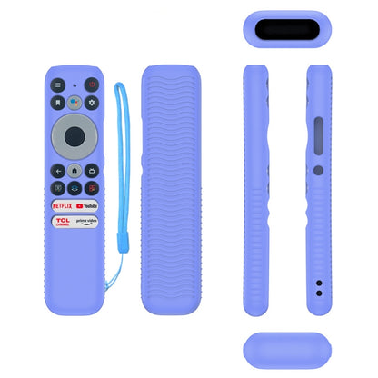 For TCL RC902N FMR1 Y47 TV Remote Control Anti-Drop Silicone Case(Luminous Blue) - Consumer Electronics by buy2fix | Online Shopping UK | buy2fix