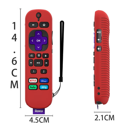 For TCL Roku Voice Remote Pro Y30 Remote Control Shockproof Silicone Protective Case(Red) - Consumer Electronics by buy2fix | Online Shopping UK | buy2fix