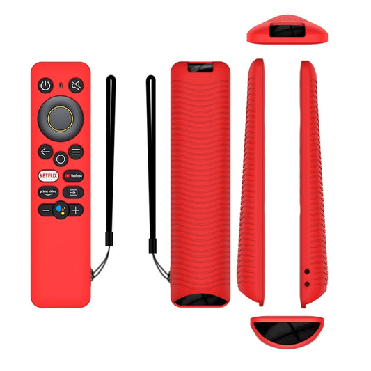 For Realme 32/43 Inch Y41 TV Remote Control All-Inclusive Anti-Drop Silicone Protective Case(Red) - Consumer Electronics by buy2fix | Online Shopping UK | buy2fix