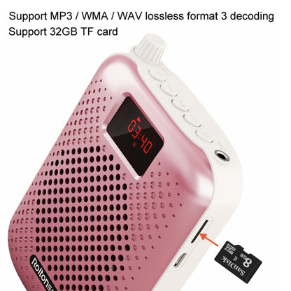 Rolton K500 Bluetooth Audio Speaker Megaphone Voice Amplifier Support FM TF Recording(Red) - Consumer Electronics by Rolton | Online Shopping UK | buy2fix