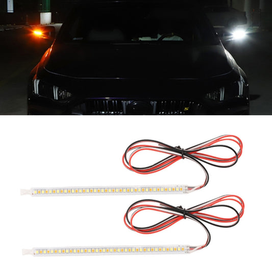 Car Rearview Mirror Decoration LED Streamer Turn Signal, Length： 19cm A Pair - In Car by buy2fix | Online Shopping UK | buy2fix