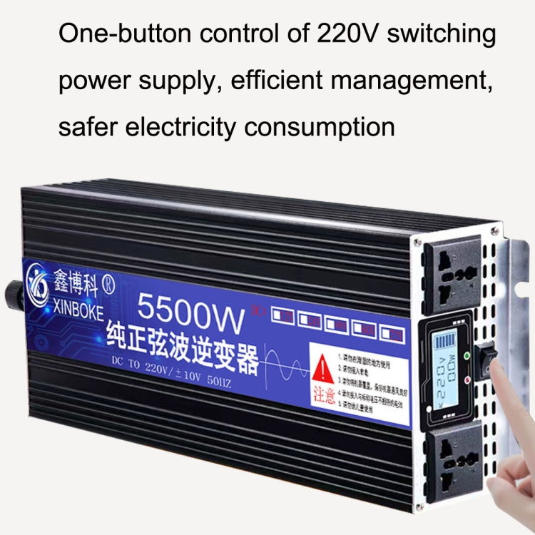 XINBOKE High Power Household Car Sine Wave Inverter 48V 3000W To 220V 1500W(LCD Display) - In Car by XINBOKE | Online Shopping UK | buy2fix
