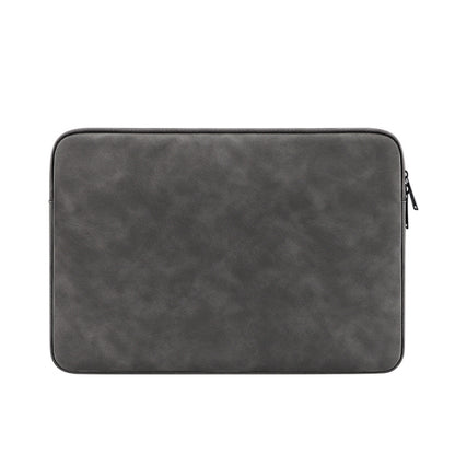 ND12 Lambskin Laptop Lightweight Waterproof Sleeve Bag, Size: 14.1-15.4 inches(Deep Gray) - 14.1 inch by buy2fix | Online Shopping UK | buy2fix