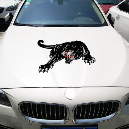 2pcs Colorful Black Panther Car Hood Door Reflective Sticker(Head Towards The Right) - In Car by buy2fix | Online Shopping UK | buy2fix