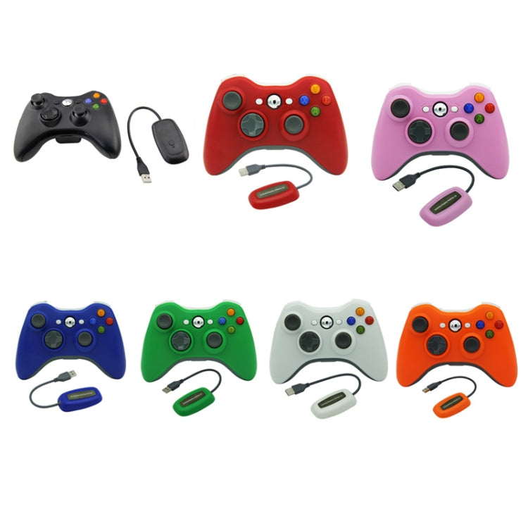 For Microsoft Xbox 360 / PC XB13 Dual Vibration Wireless 2.4G Gamepad With Receiver(Green) - Gamepad by buy2fix | Online Shopping UK | buy2fix