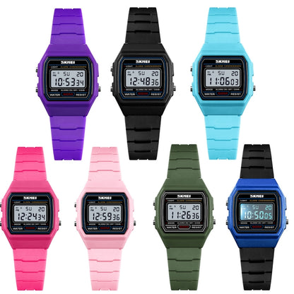 SKMEI 1460 Children Luminous Multifunctional Waterproof Thin Sports Watch(Black) - Sport Watches by SKMEI | Online Shopping UK | buy2fix