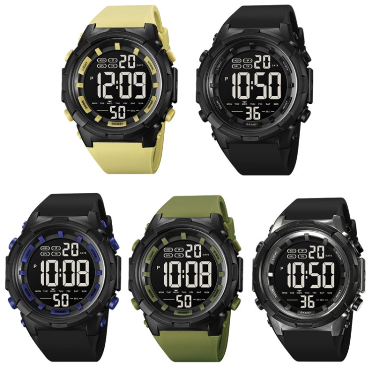 SKMEI 1845 Outdoor Waterproof Large Dial Multifunctional Sports Men Watch(Army Green) - Sport Watches by SKMEI | Online Shopping UK | buy2fix