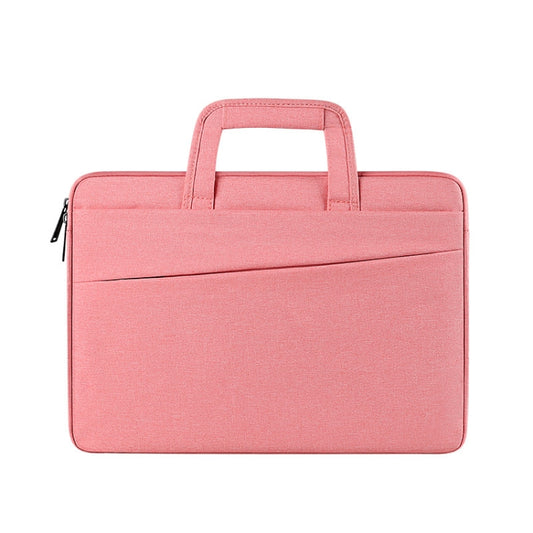 ST03 Waterproof Laptop Storage Bag Briefcase Multi-compartment Laptop Sleeve, Size: 13.3 inches(Pink) - 13.3 inch by buy2fix | Online Shopping UK | buy2fix