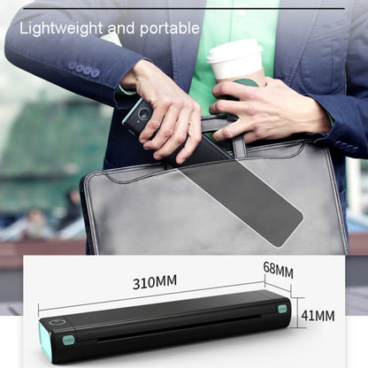 M08F Bluetooth Wireless Handheld Portable Thermal Printer(White Orange Tattoo Version) - Printer by buy2fix | Online Shopping UK | buy2fix