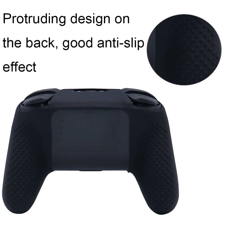 For Nintendo Switch Pro Game Handle Soft Shock Absorbing Silicone Protective Sleeve(White) - Cases by buy2fix | Online Shopping UK | buy2fix