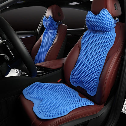 Silicone Car Seat Cushion Summer Breathable Cool Pad, Color: Rear Cushion Apricot -  by buy2fix | Online Shopping UK | buy2fix