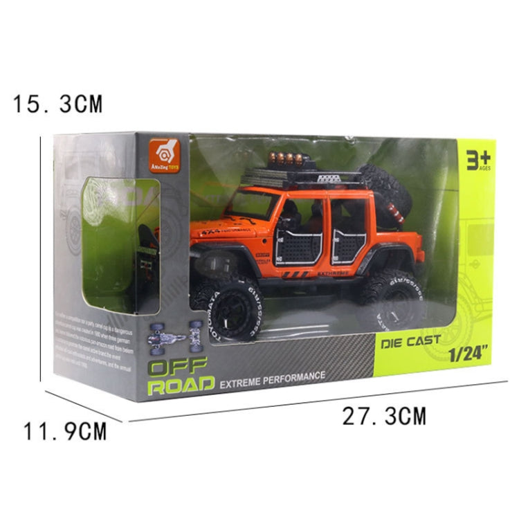 1:24 Simulation Alloy SUV Model Sound and Light Toys for Children(Silver) - Model Toys by buy2fix | Online Shopping UK | buy2fix