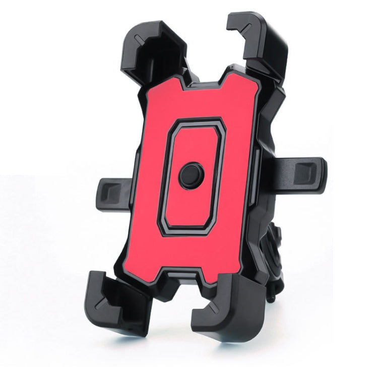 Electric Bike Motorcycle Bicycle Riding Shockproof Navigation Bracket, Color: Red For Handlebar - Holders by buy2fix | Online Shopping UK | buy2fix