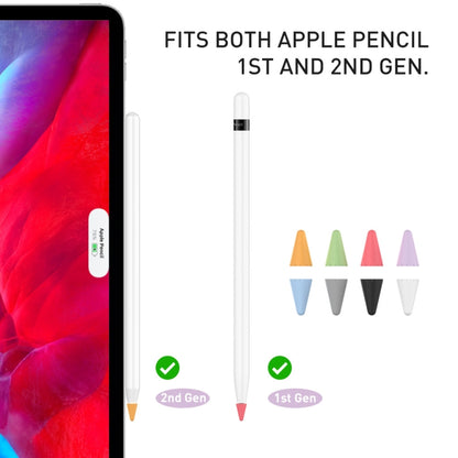 For Apple Pencil 1 / 2 AhaStyle PT107 40pcs Silicone Tip Protective Case(Mixed Style) - Pencil Accessories by AhaStyle | Online Shopping UK | buy2fix