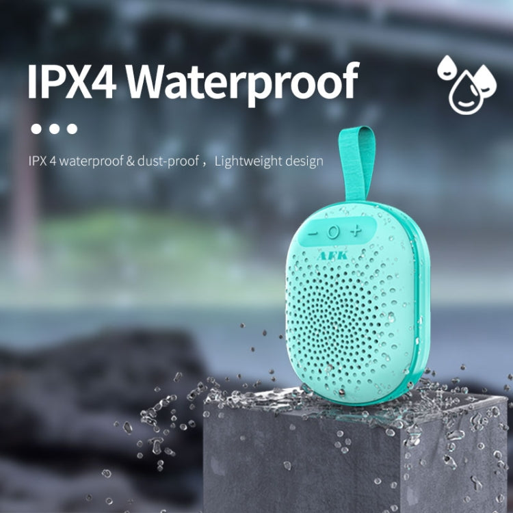 AFK BT-513 TWS Mini Portable RGB Light Bluetooth Speaker 3D Sound Effect Waterproof Bluetooth Audio(Pink) - Mini Speaker by AFK | Online Shopping UK | buy2fix