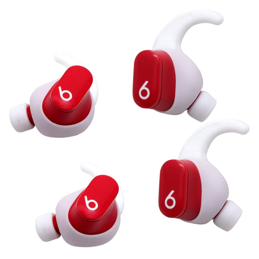 For Beats Studio Buds 2pairs Wireless Bluetooth Earphone Silicone Non-slip Ear Caps(White) - Anti-dust & Ear Caps by buy2fix | Online Shopping UK | buy2fix