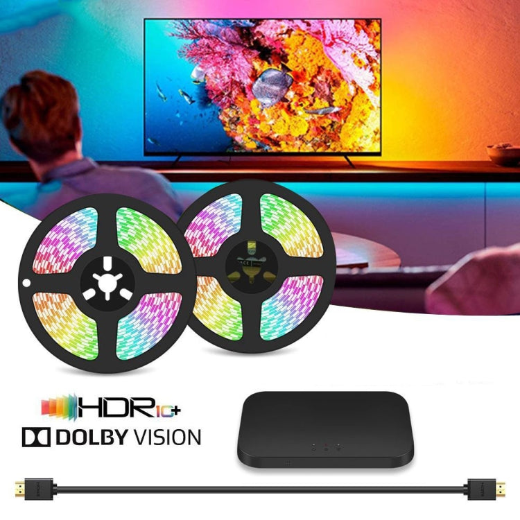 HDMI 2.0-PRO Smart Ambient TV Led Backlight Led Strip Lights Kit Work With TUYA APP Alexa Voice Google Assistant 2 x 1.5m(AU Plug) - Casing Waterproof Light by buy2fix | Online Shopping UK | buy2fix