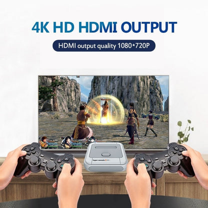 Super Console X 256G 50000+ Games Wired 4K HD 3D Double Game Console Box, UK Plug - Pocket Console by buy2fix | Online Shopping UK | buy2fix
