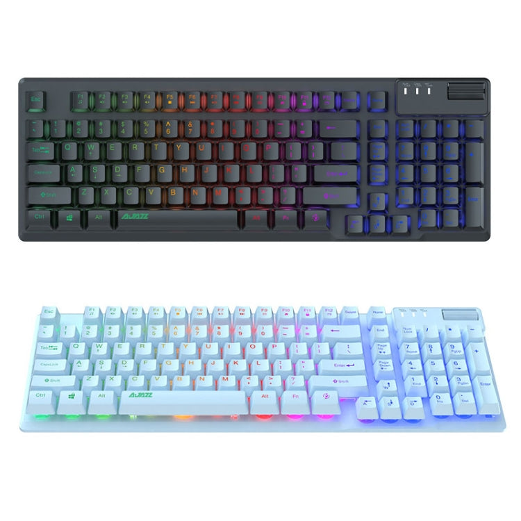 Ajazz AF981 96 Keys Office Gaming Illuminated Wired Keyboard, Cable Length: 1.6m(Blue) - Wired Keyboard by Ajazz | Online Shopping UK | buy2fix