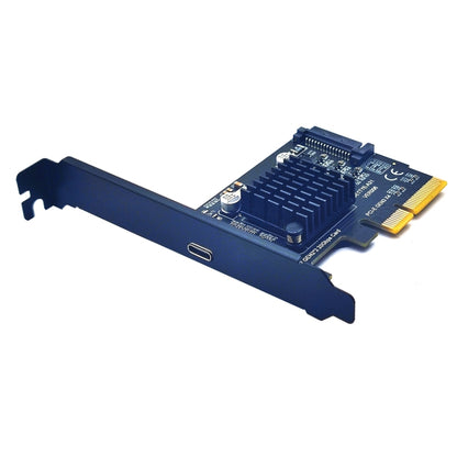 PCI-E 4X To  USB3.2 Gen2x2 Type-C 20Gbps SATA Expansion Card Asmedia ASM3242 Chip - Add-on Cards by buy2fix | Online Shopping UK | buy2fix