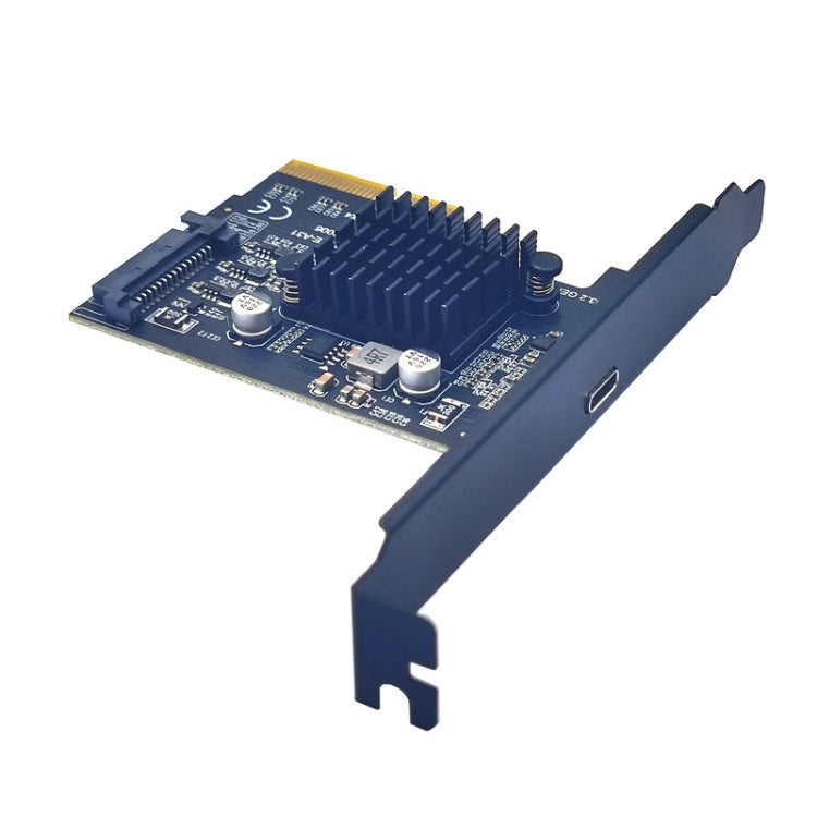 PCI-E 4X To  USB3.2 Gen2x2 Type-C 20Gbps SATA Expansion Card Asmedia ASM3242 Chip - Add-on Cards by buy2fix | Online Shopping UK | buy2fix