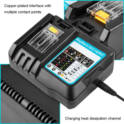 For Makit DC18RA / DC18RC 14.4V-18V Cordless Power Tool Battery Charger(EU Plug) - Electric Saws & Accessories by buy2fix | Online Shopping UK | buy2fix
