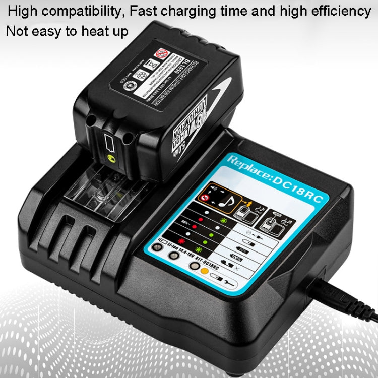 For Makit DC18RA / DC18RC 14.4V-18V Cordless Power Tool Battery Charger(US Plug) - Electric Saws & Accessories by buy2fix | Online Shopping UK | buy2fix