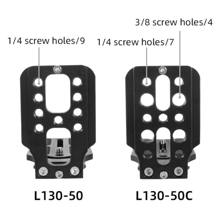 BEXIN  L130-50C Camera Quick Release Plate L-shaped Vertical Board - L-Bracket by BEXIN | Online Shopping UK | buy2fix