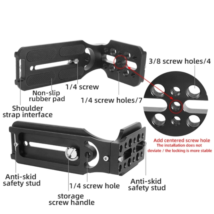 BEXIN  L130-50C Camera Quick Release Plate L-shaped Vertical Board - L-Bracket by BEXIN | Online Shopping UK | buy2fix